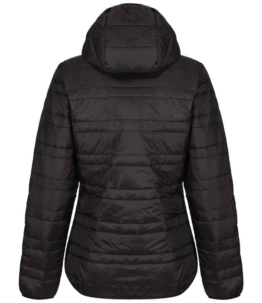 Regatta Ladies Firedown Packaway Hooded Baffle Jacket in by Regatta — Custom branded clothing by Print Press, featuring premium embroidery produced in our specialist print lab in the UK.