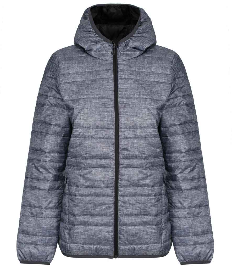 Regatta Ladies Firedown Packaway Hooded Baffle Jacket in by Regatta — Custom branded clothing by Print Press, featuring premium embroidery produced in our specialist print lab in the UK.