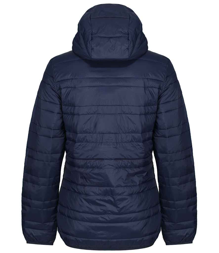 Regatta Ladies Firedown Packaway Hooded Baffle Jacket in by Regatta — Custom branded clothing by Print Press, featuring premium embroidery produced in our specialist print lab in the UK.