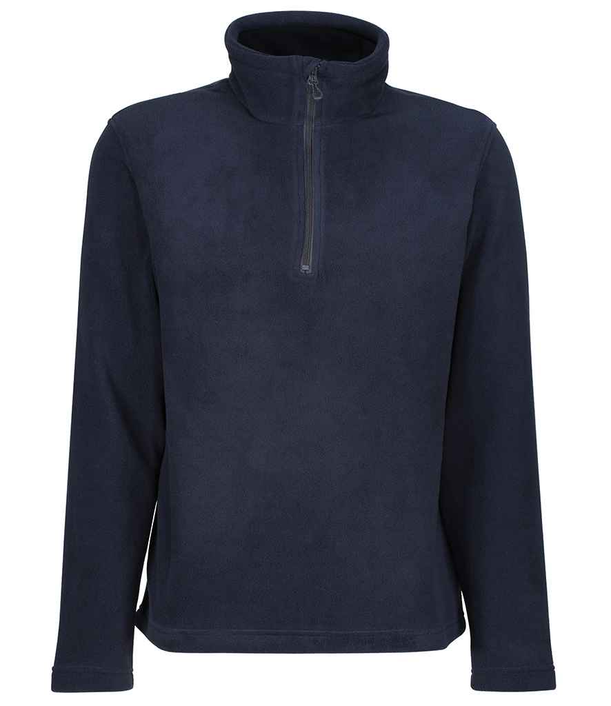 Regatta Honestly Made Recycled Half Zip Fleece in Navy by Regatta Honestly Made — Custom branded clothing by Print Press, featuring premium embroidery produced in our specialist print lab in the UK.