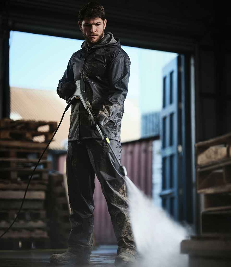 Regatta Pro Stormbreak Waterproof Jacket in Black by Regatta — Custom branded clothing by Print Press, featuring premium embroidery produced in our specialist print lab in the UK.