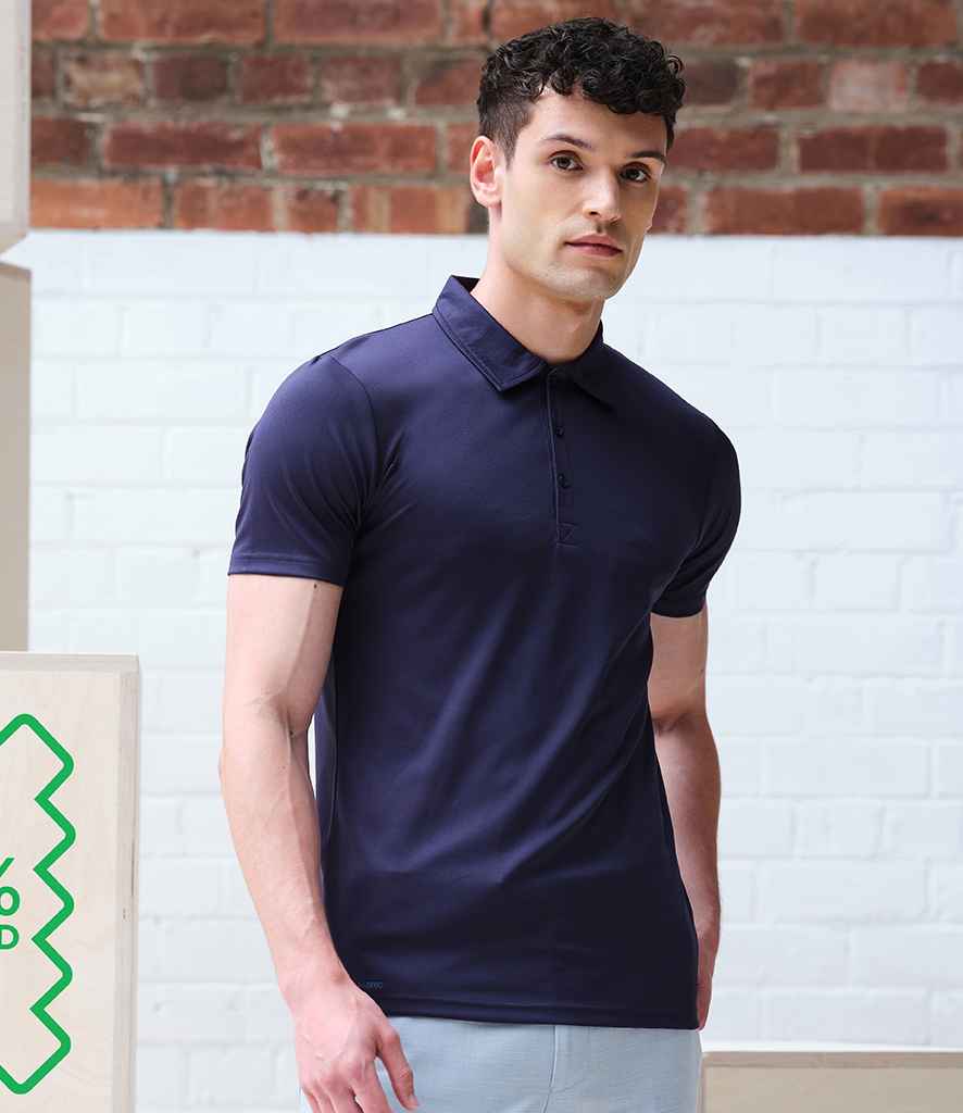 Regatta Honestly Made Recycled Polo Shirt in Navy by Regatta Honestly Made — Custom branded clothing by Print Press, featuring premium embroidery produced in our specialist print lab in the UK.