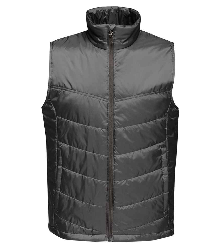 Regatta Stage II Insulated Bodywarmer in Black by Regatta — Custom branded clothing by Print Press, featuring premium embroidery produced in our specialist print lab in the UK.
