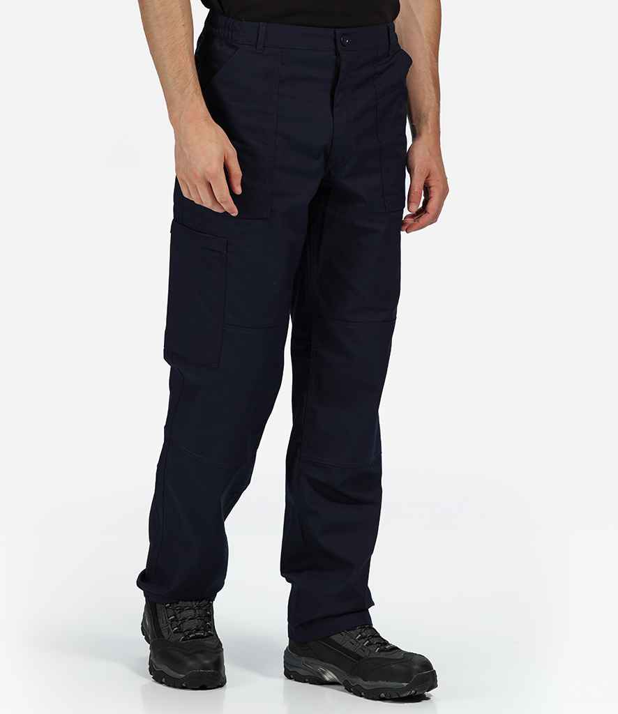 Regatta Action Trousers in Navy by Regatta — Custom branded clothing by Print Press, featuring premium embroidery produced in our specialist print lab in the UK.