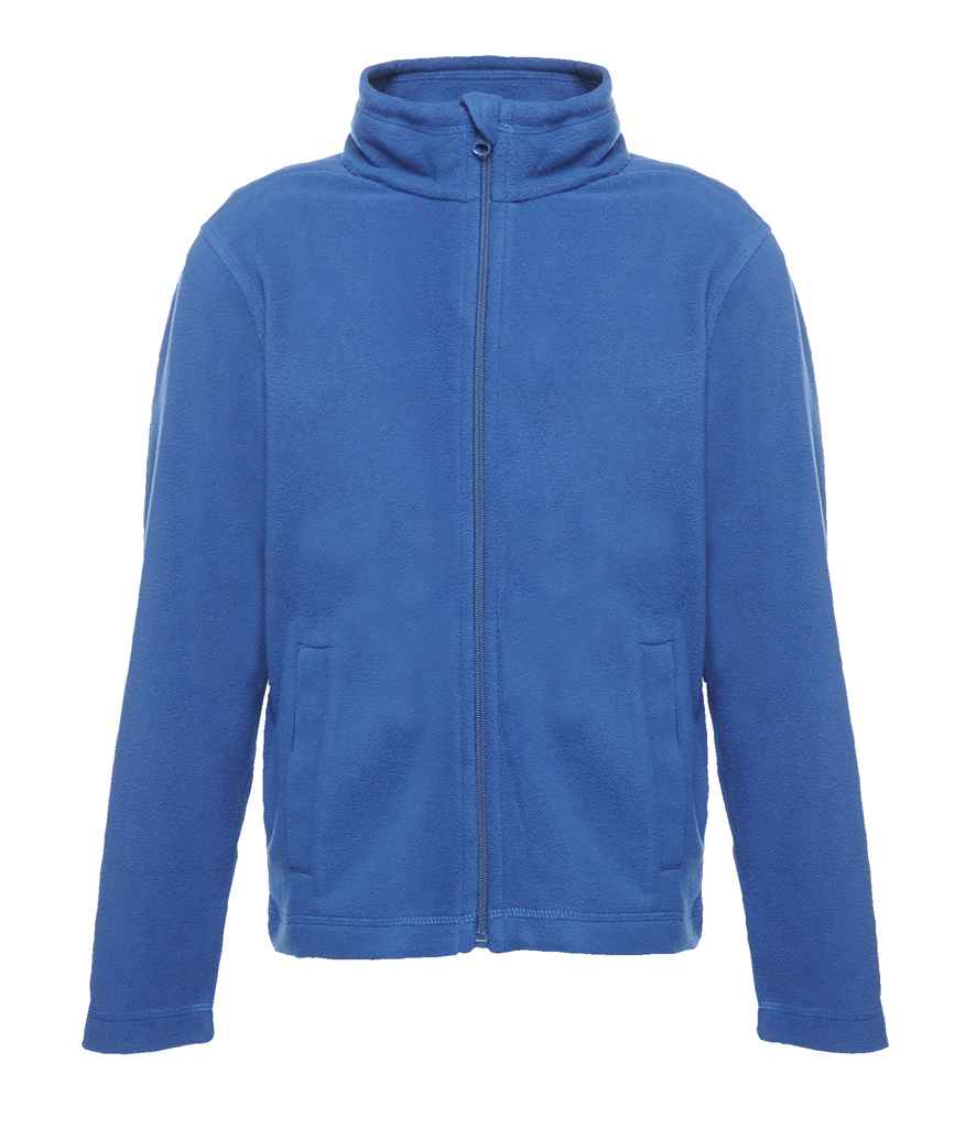 Regatta Kids Brigade II Micro Fleece Jacket in Royal Blue by Regatta — Custom branded clothing by Print Press, featuring premium embroidery produced in our specialist print lab in the UK.