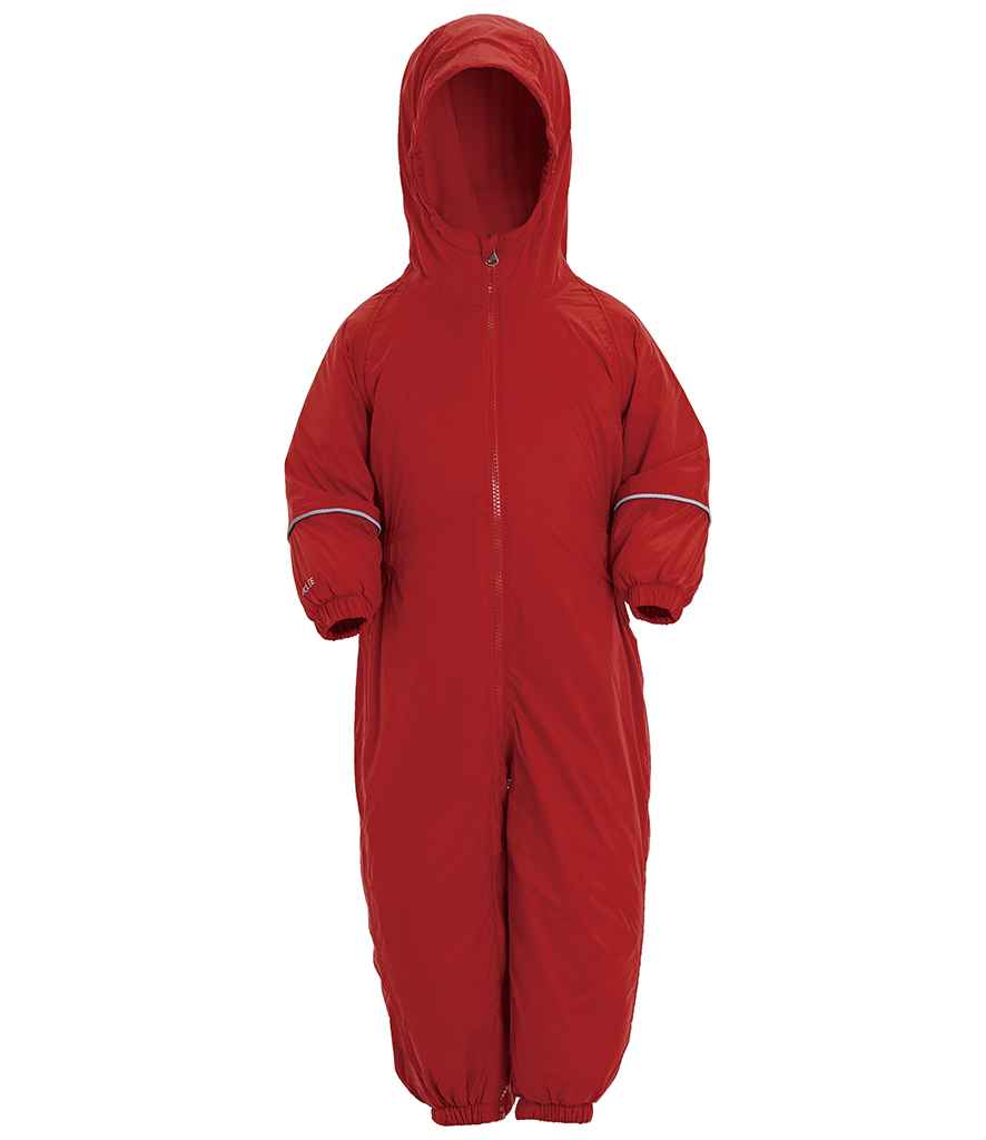 Regatta Kids Splash-it Rain Suit in Red by Regatta — Custom branded clothing by Print Press, featuring premium embroidery produced in our specialist print lab in the UK.