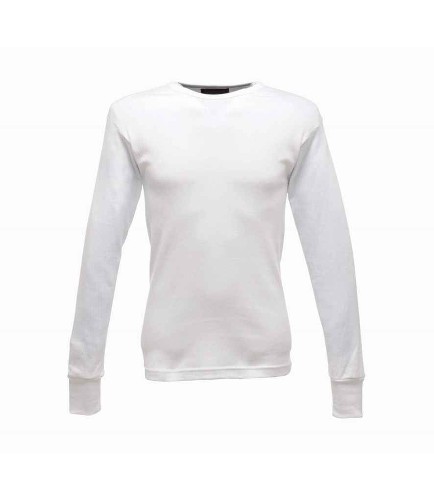 Regatta Thermal Long Sleeve Vest in White by Regatta — Custom branded clothing by Print Press, featuring premium embroidery produced in our specialist print lab in the UK.