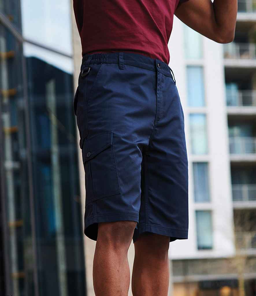 Regatta Pro Cargo Shorts in Navy by Regatta — Custom branded clothing by Print Press, featuring premium embroidery produced in our specialist print lab in the UK.