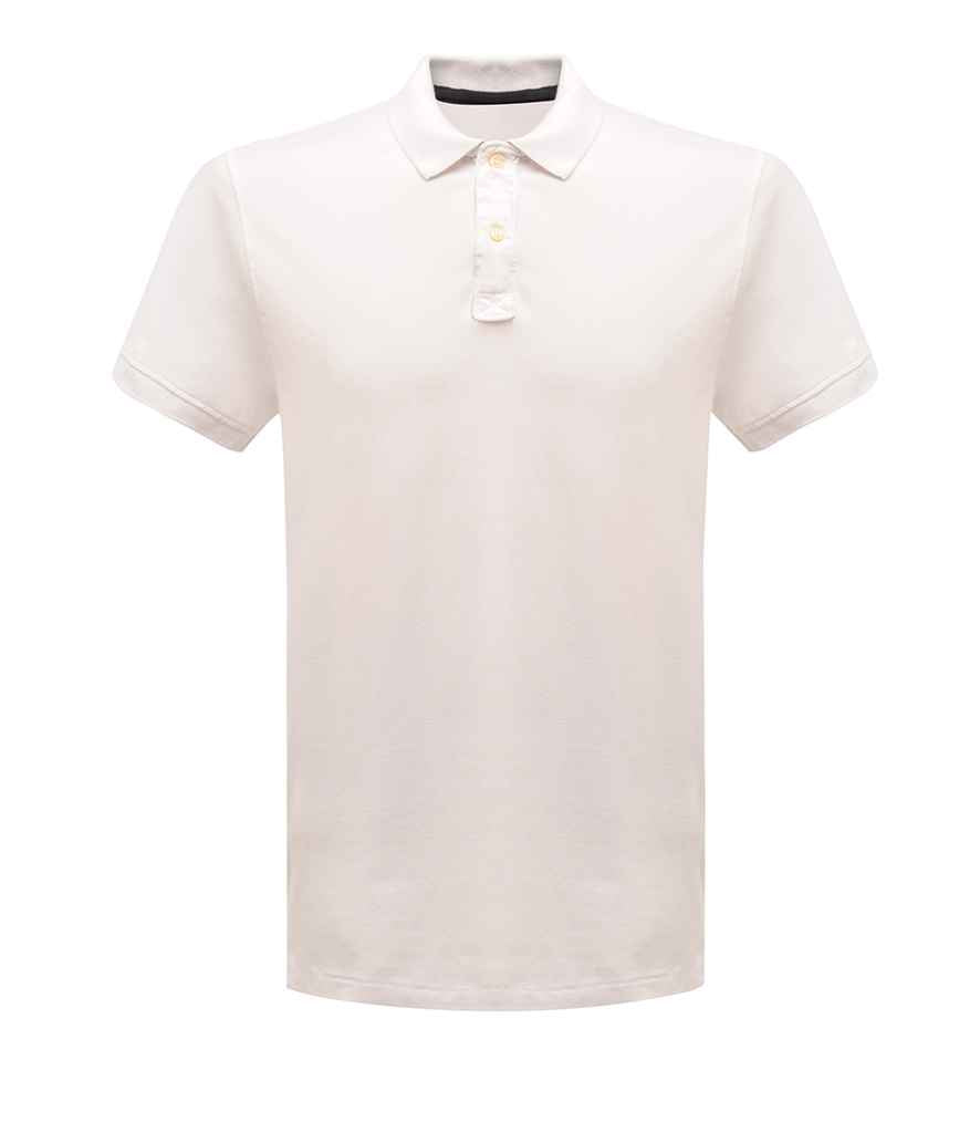 Regatta Classic Pique Polo Shirt in White by Regatta — Custom branded clothing by Print Press, featuring premium embroidery produced in our specialist print lab in the UK.