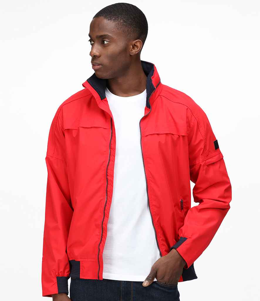Regatta Finn Waterproof Shell Jacket in by Regatta — Custom branded clothing by Print Press, featuring premium embroidery produced in our specialist print lab in the UK.