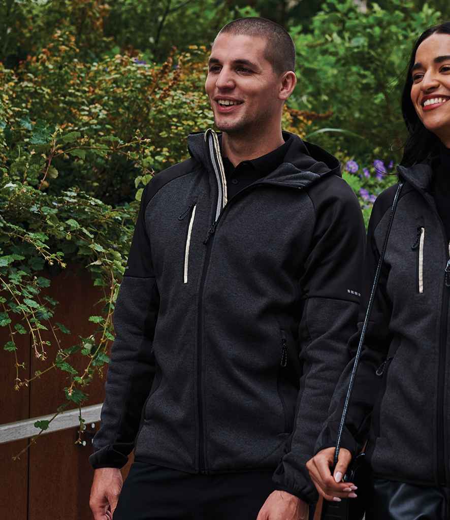 Regatta X-Pro Coldspring II Fleece Jacket in Grey Marl Black by Regatta — Custom branded clothing by Print Press, featuring premium embroidery produced in our specialist print lab in the UK.