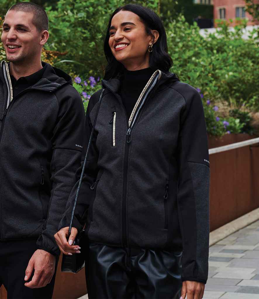 Regatta Ladies X-Pro Coldspring II Fleece Jacket in Grey Marl Black by Regatta — Custom branded clothing by Print Press, featuring premium embroidery produced in our specialist print lab in the UK.