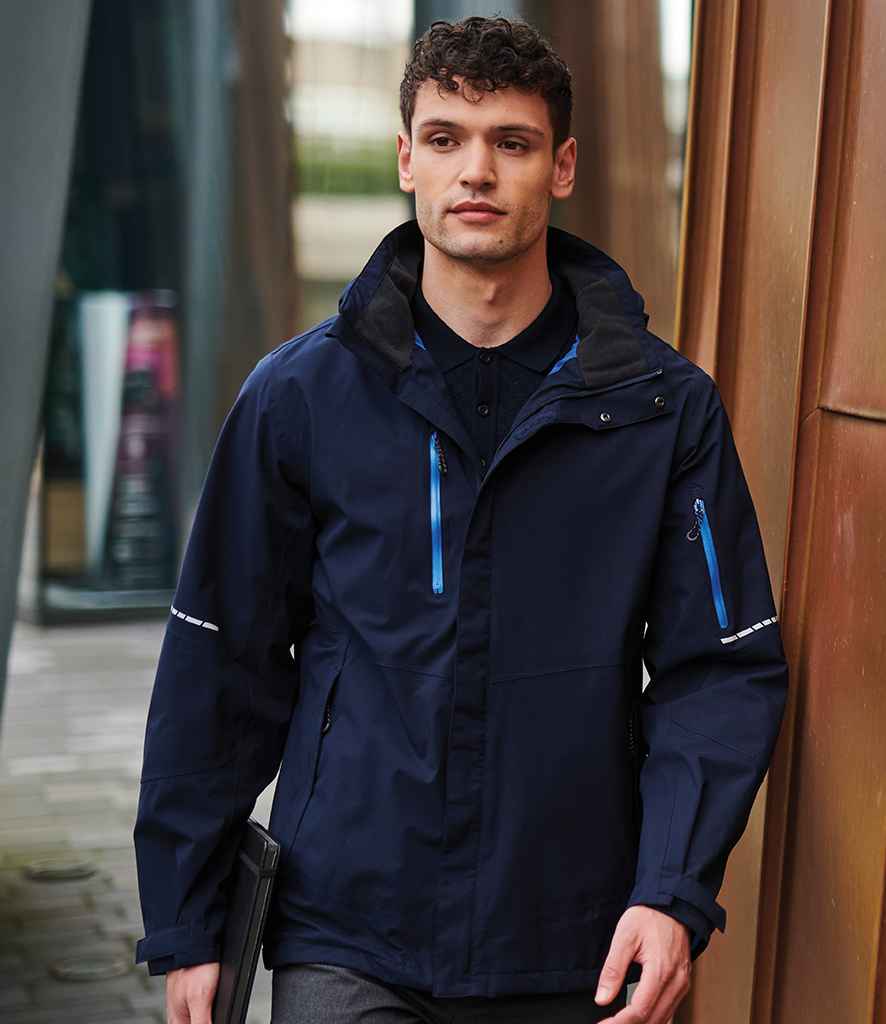 Regatta X-Pro Exosphere II Shell Jacket in Navy Oxford Blue by Regatta — Custom branded clothing by Print Press, featuring premium embroidery produced in our specialist print lab in the UK.