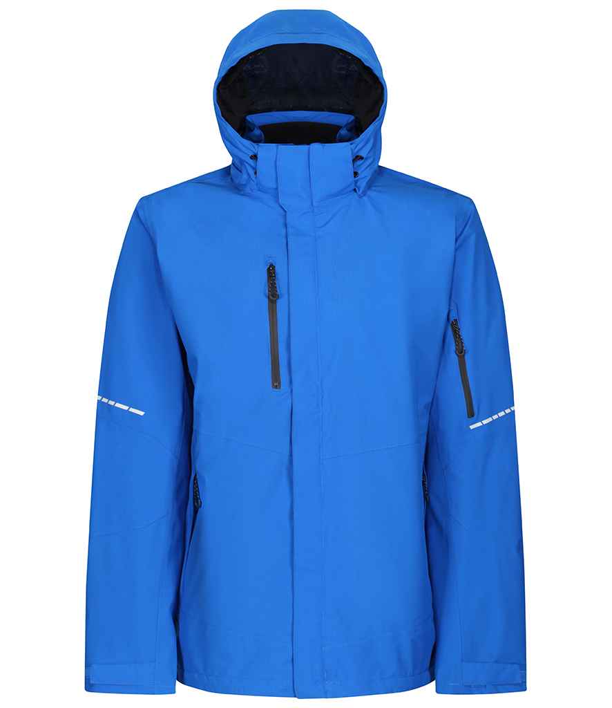 Regatta X-Pro Exosphere II Shell Jacket in Oxford Blue Black by Regatta — Custom branded clothing by Print Press, featuring premium embroidery produced in our specialist print lab in the UK.