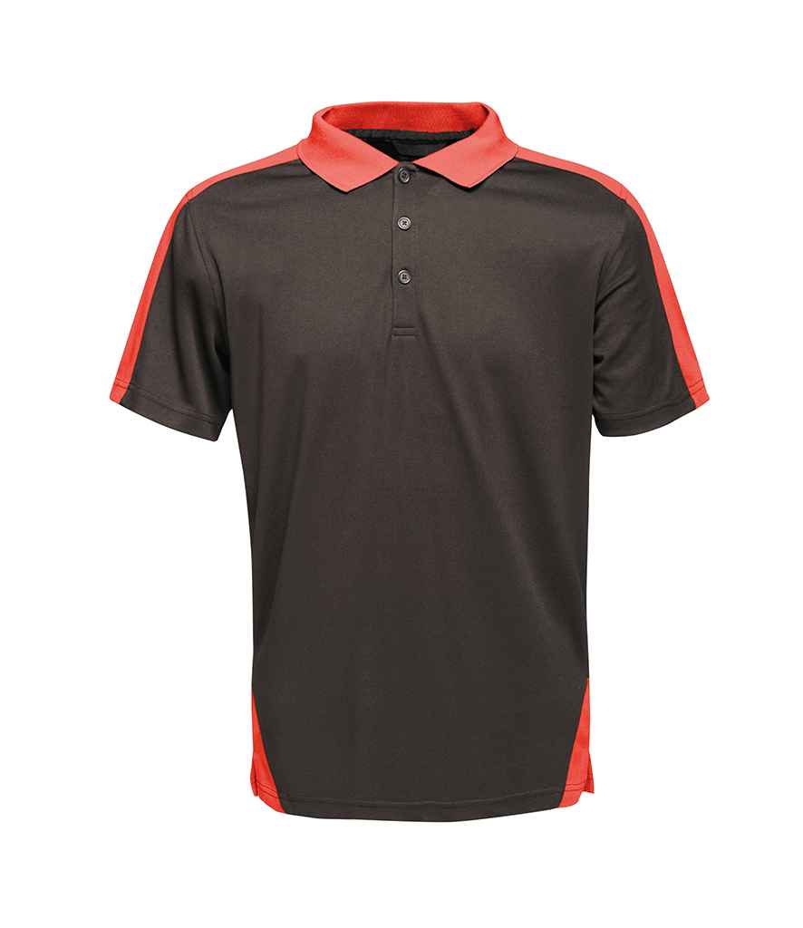 Regatta Contrast Collection Quick Wicking Pique Polo Shirt in by Regatta Contrast Collection — Custom branded clothing by Print Press, featuring premium embroidery produced in our specialist print lab in the UK.