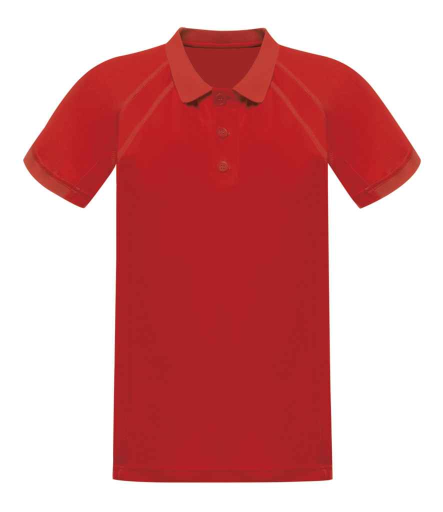 Regatta Coolweave Pique Polo Shirt in Classic Red by Regatta — Custom branded clothing by Print Press, featuring premium embroidery produced in our specialist print lab in the UK.