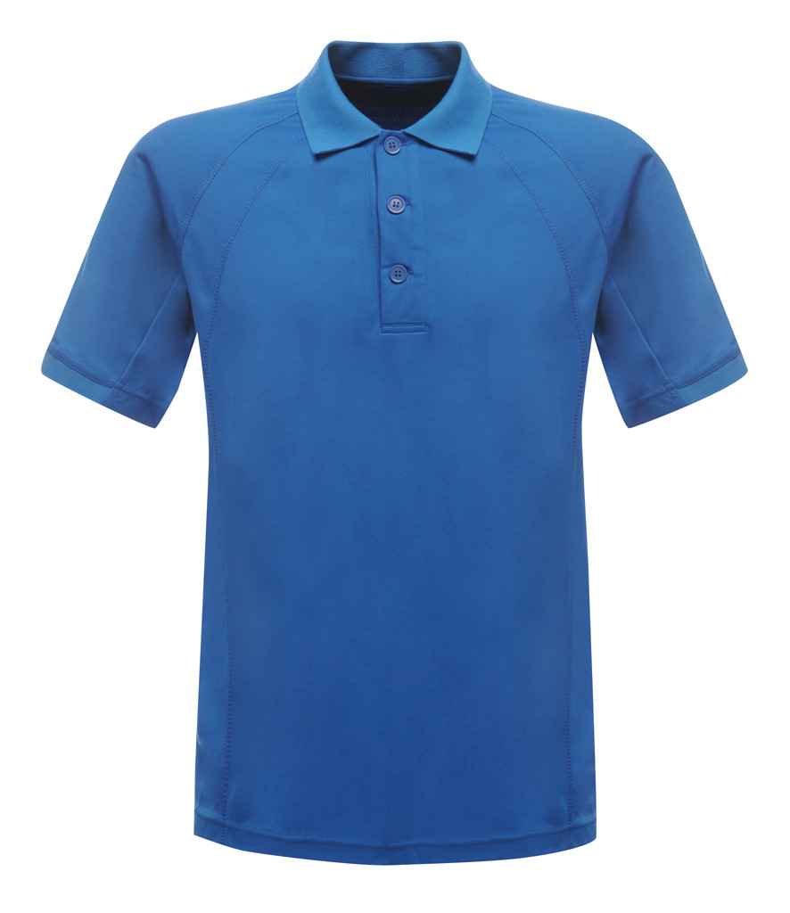 Regatta Coolweave Pique Polo Shirt in Oxford Blue by Regatta — Custom branded clothing by Print Press, featuring premium embroidery produced in our specialist print lab in the UK.