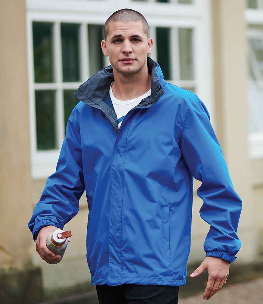Regatta Ardmore Waterproof Shell Jacket in Oxford Blue Seal Grey by Regatta — Custom branded clothing by Print Press, featuring premium embroidery produced in our specialist print lab in the UK.