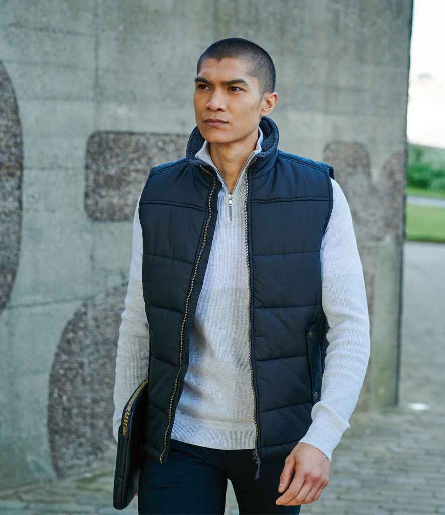 Regatta Altoona Padded Bodywarmer in Navy Navy by Regatta — Custom branded clothing by Print Press, featuring premium embroidery produced in our specialist print lab in the UK.
