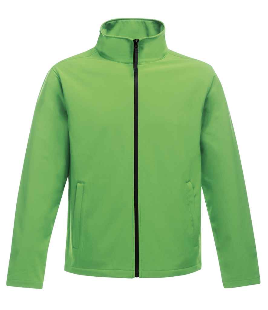 Regatta Ablaze Printable Soft Shell Jacket in Extreme Green Black by Regatta — Custom branded clothing by Print Press, featuring premium embroidery produced in our specialist print lab in the UK.