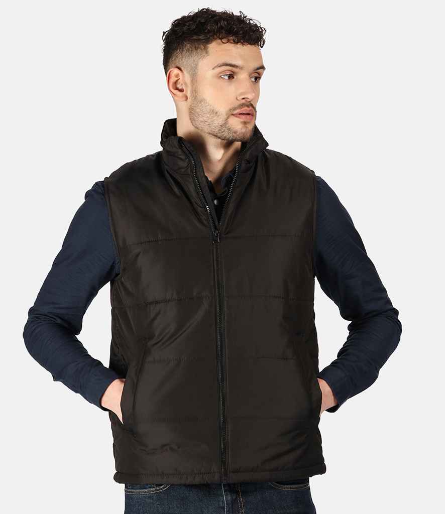 Regatta Access Insulated Bodywarmer in Black Black by Regatta — Custom branded clothing by Print Press, featuring premium embroidery produced in our specialist print lab in the UK.
