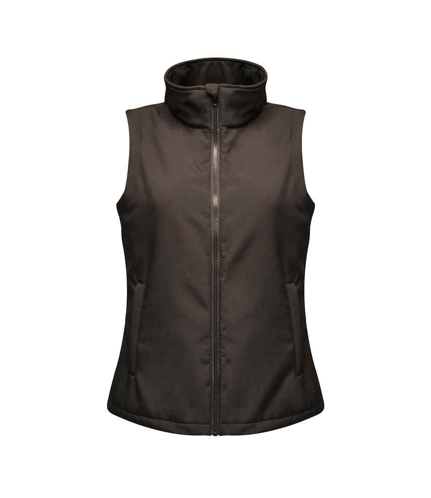 Regatta Ladies Ablaze Soft Shell Bodywarmer in by Regatta — Custom branded clothing by Print Press, featuring premium embroidery produced in our specialist print lab in the UK.