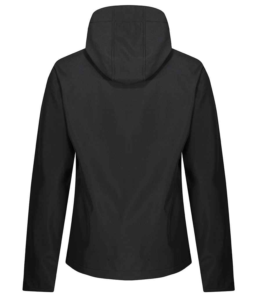 Regatta Venturer Three Layer Hooded Soft Shell Jacket in by Regatta — Custom branded clothing by Print Press, featuring premium embroidery produced in our specialist print lab in the UK.