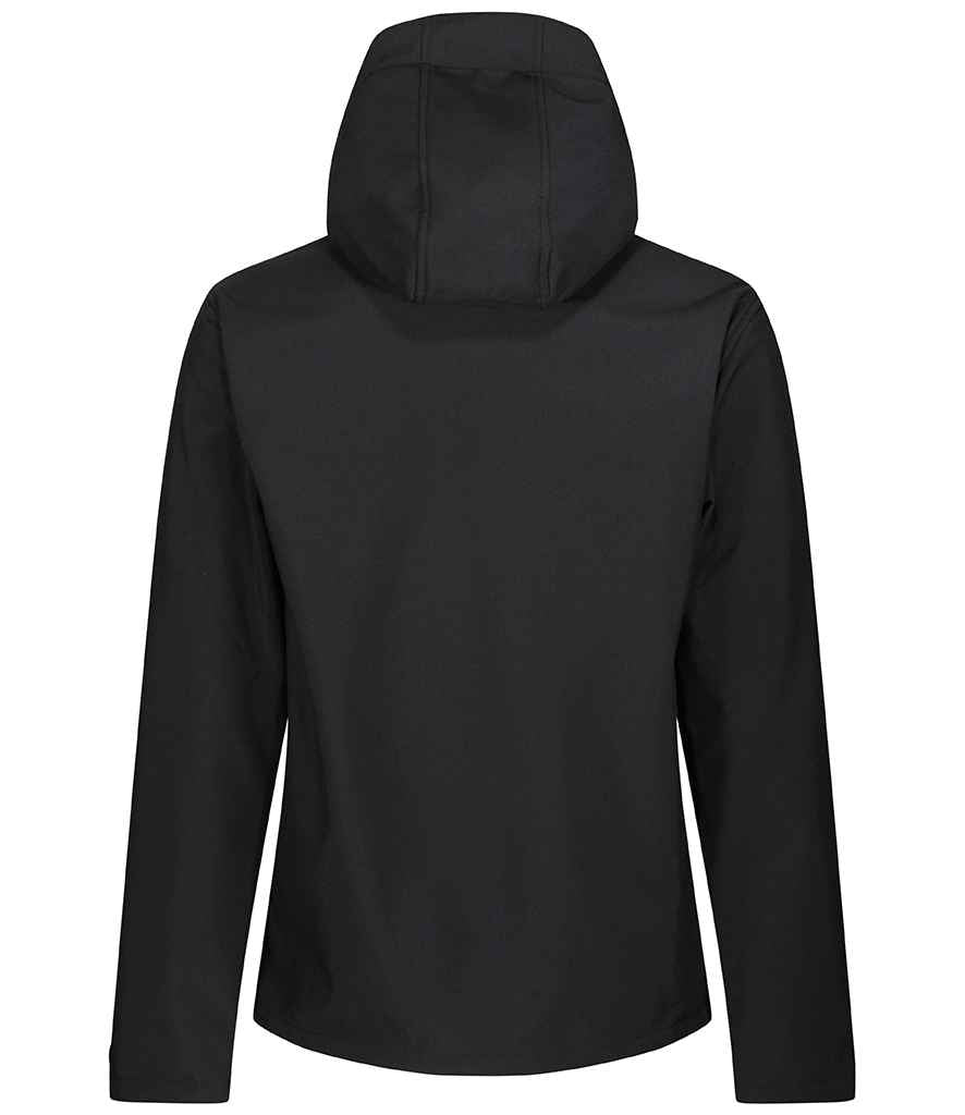 Regatta Venturer Three Layer Hooded Soft Shell Jacket in by Regatta — Custom branded clothing by Print Press, featuring premium embroidery produced in our specialist print lab in the UK.