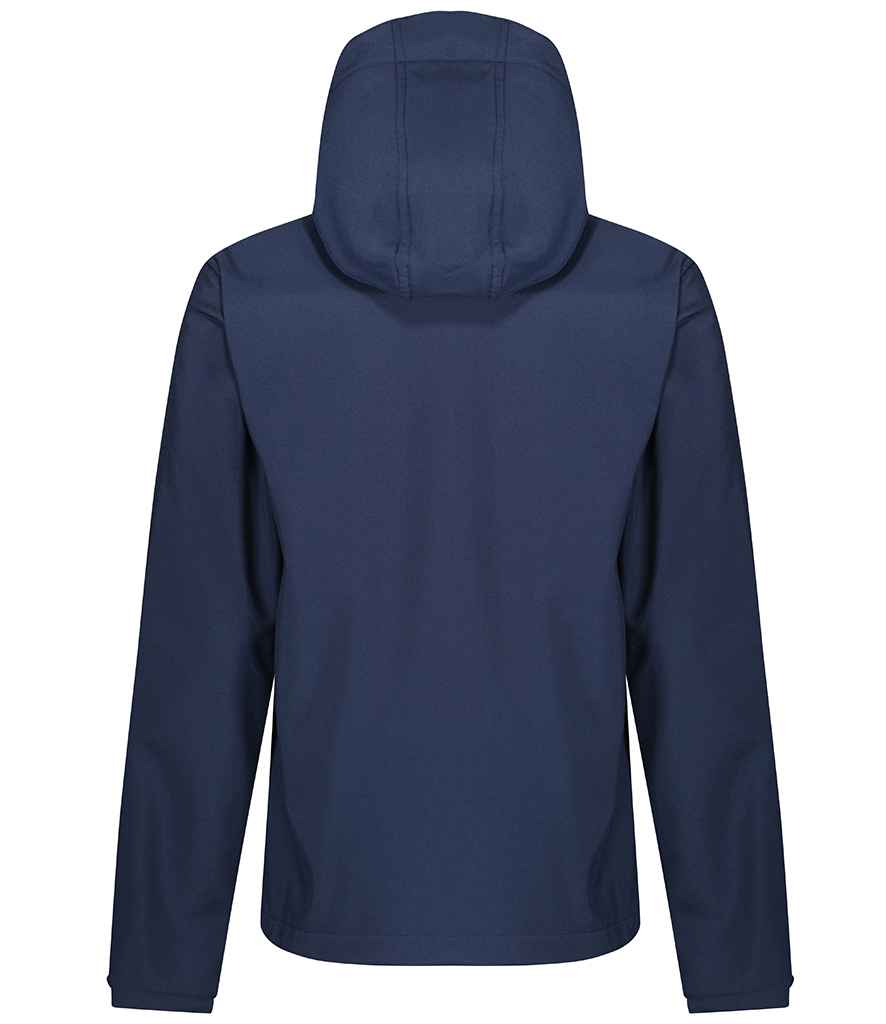 Regatta Venturer Three Layer Hooded Soft Shell Jacket in by Regatta — Custom branded clothing by Print Press, featuring premium embroidery produced in our specialist print lab in the UK.