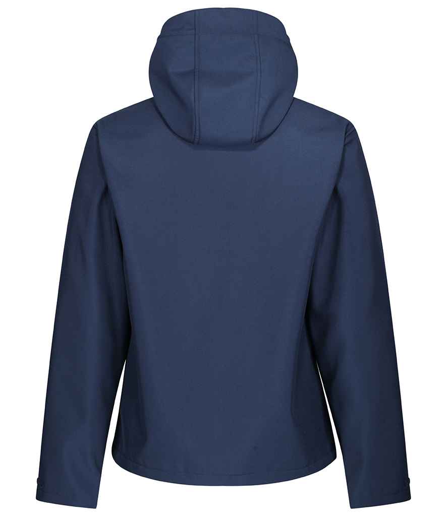 Regatta Venturer Three Layer Hooded Soft Shell Jacket in by Regatta — Custom branded clothing by Print Press, featuring premium embroidery produced in our specialist print lab in the UK.