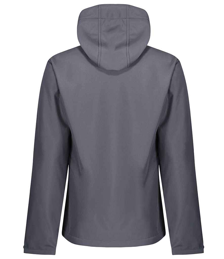 Regatta Venturer Three Layer Hooded Soft Shell Jacket in by Regatta — Custom branded clothing by Print Press, featuring premium embroidery produced in our specialist print lab in the UK.