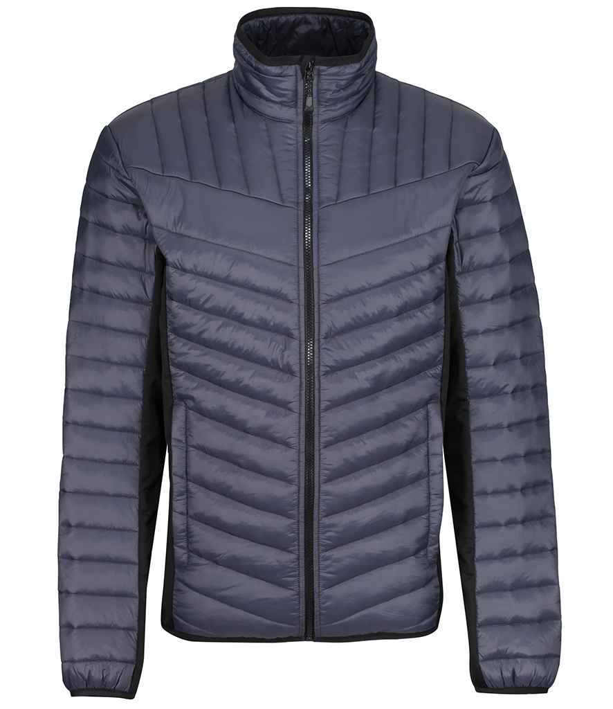 Regatta Tourer Hybrid Jacket in Seal Grey Black by Regatta — Custom branded clothing by Print Press, featuring premium embroidery produced in our specialist print lab in the UK.