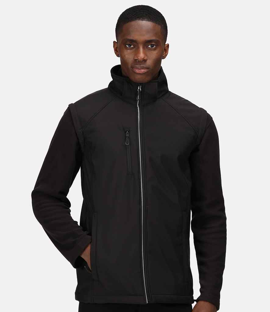 Regatta Erasmus 4-in-1 Soft Shell Jacket in by Regatta — Custom branded clothing by Print Press, featuring premium embroidery produced in our specialist print lab in the UK.