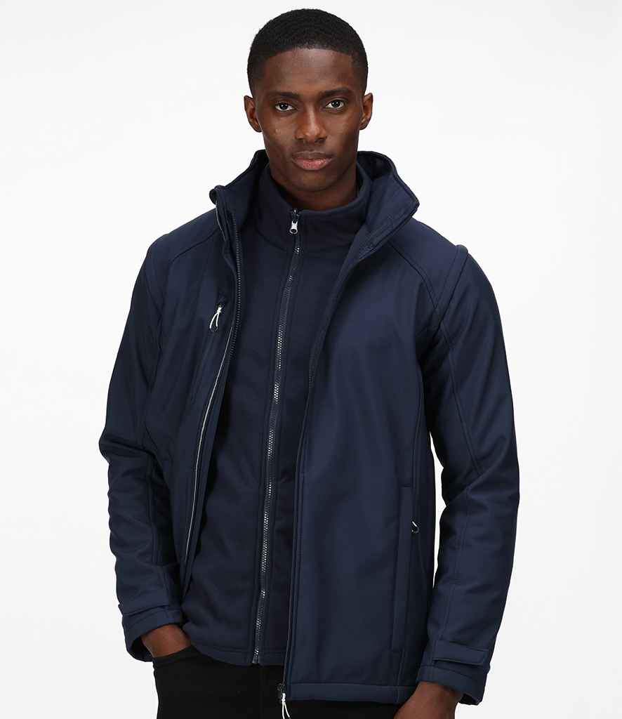Regatta Erasmus 4-in-1 Soft Shell Jacket in by Regatta — Custom branded clothing by Print Press, featuring premium embroidery produced in our specialist print lab in the UK.
