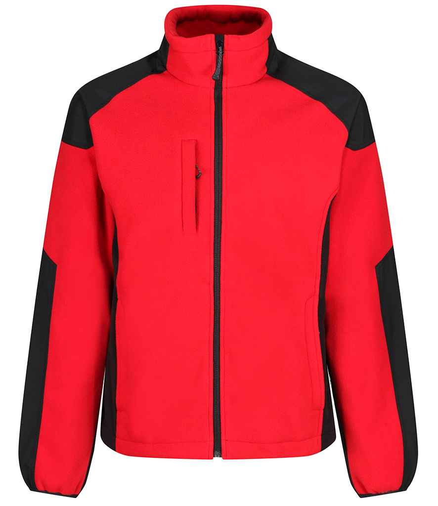 Regatta Broadstone Showerproof Micro Fleece Jacket in by Regatta — Custom branded clothing by Print Press, featuring premium embroidery produced in our specialist print lab in the UK.