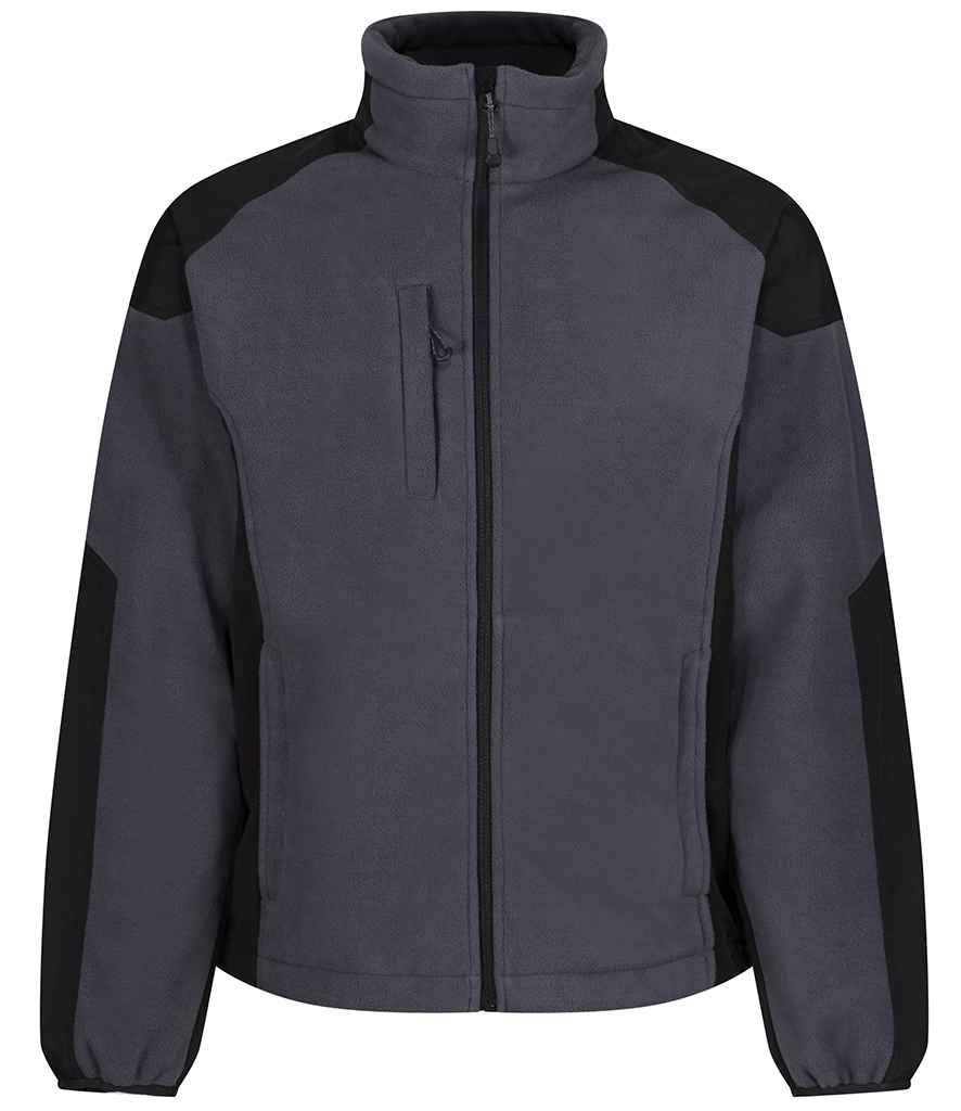 Regatta Broadstone Showerproof Micro Fleece Jacket in by Regatta — Custom branded clothing by Print Press, featuring premium embroidery produced in our specialist print lab in the UK.