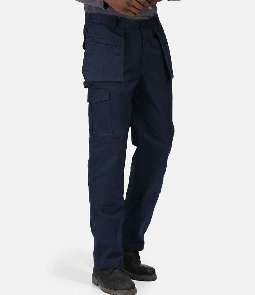 Regatta Pro Cargo Holster Trousers in Navy by Regatta — Custom branded clothing by Print Press, featuring premium embroidery produced in our specialist print lab in the UK.
