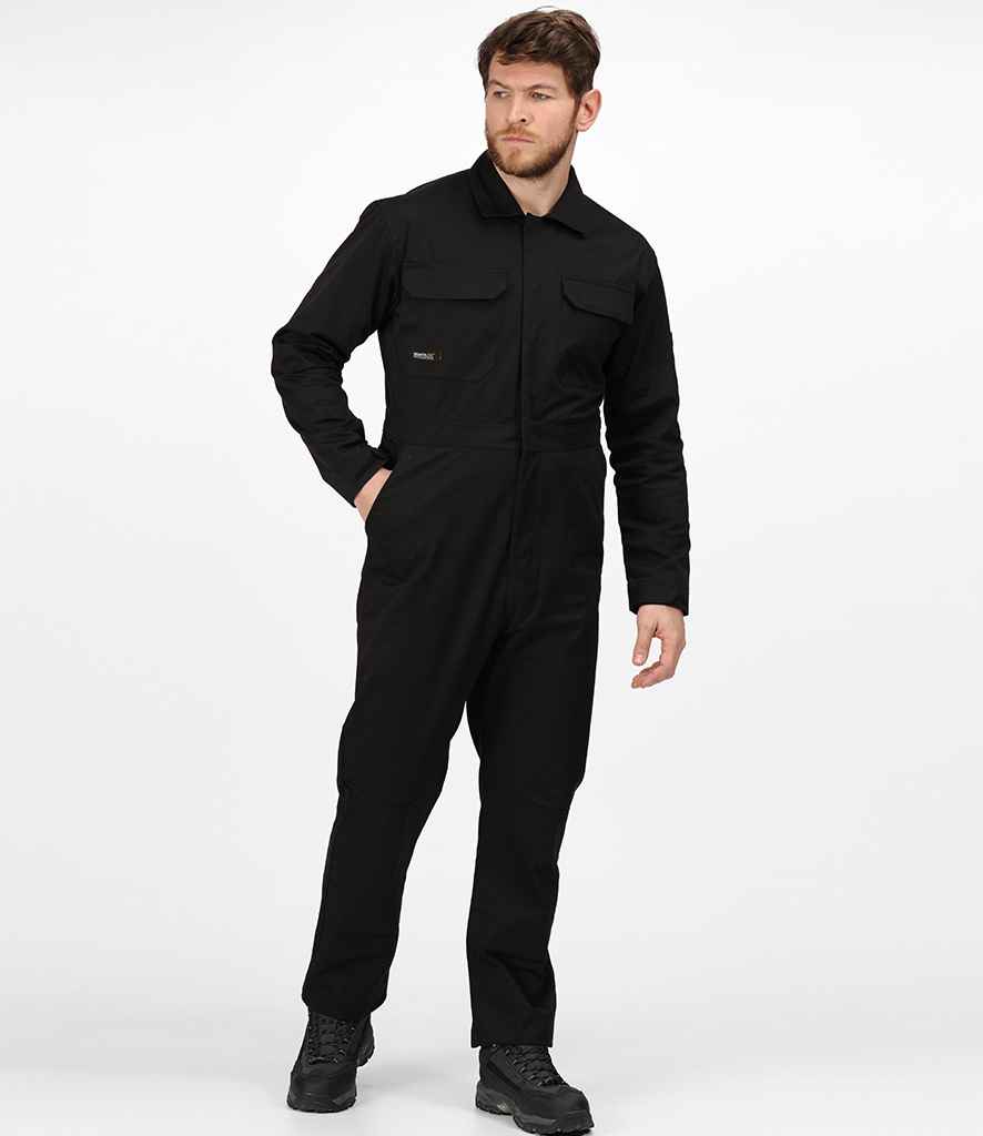 Regatta Pro Stud Front Coverall in by Regatta — Custom branded clothing by Print Press, featuring premium embroidery produced in our specialist print lab in the UK.