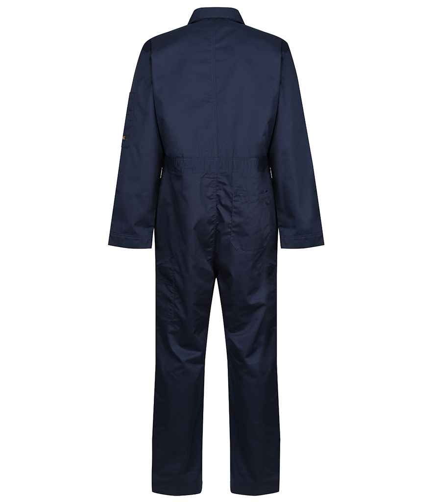 Regatta Pro Stud Front Coverall in by Regatta — Custom branded clothing by Print Press, featuring premium embroidery produced in our specialist print lab in the UK.