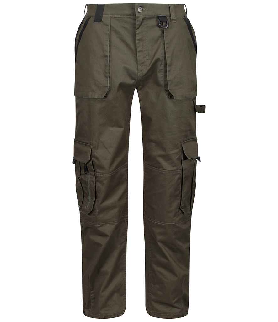 Regatta Pro Utility Trousers in R Khaki by Regatta — Custom branded clothing by Print Press, featuring premium embroidery produced in our specialist print lab in the UK.