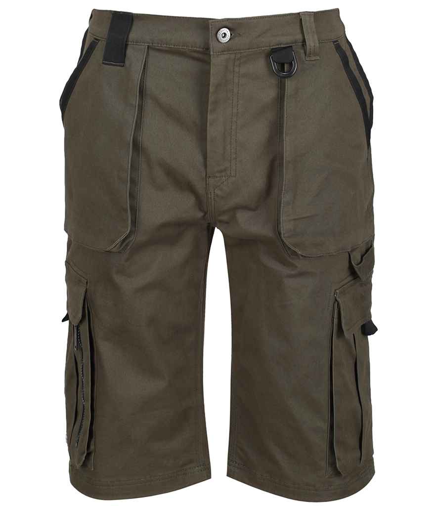 Regatta Pro Utility Shorts in Khaki by Regatta — Custom branded clothing by Print Press, featuring premium embroidery produced in our specialist print lab in the UK.