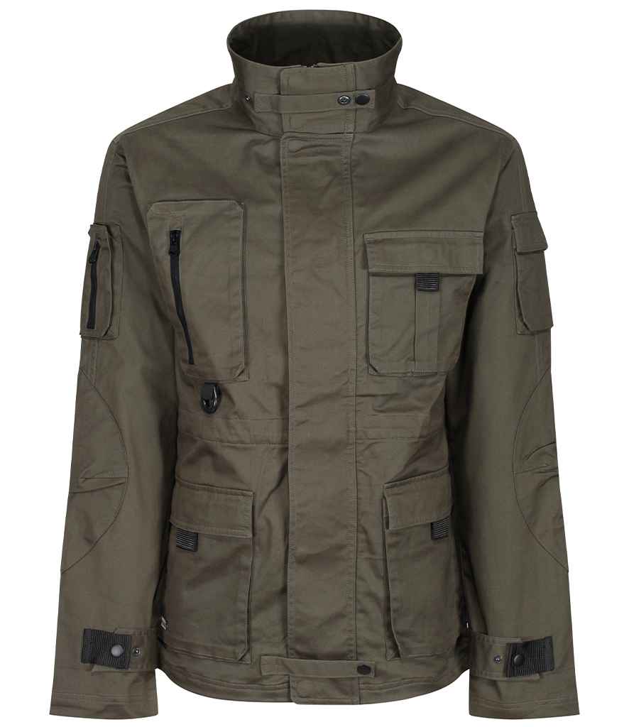 Regatta Pro Utility Jacket in Khaki by Regatta — Custom branded clothing by Print Press, featuring premium embroidery produced in our specialist print lab in the UK.