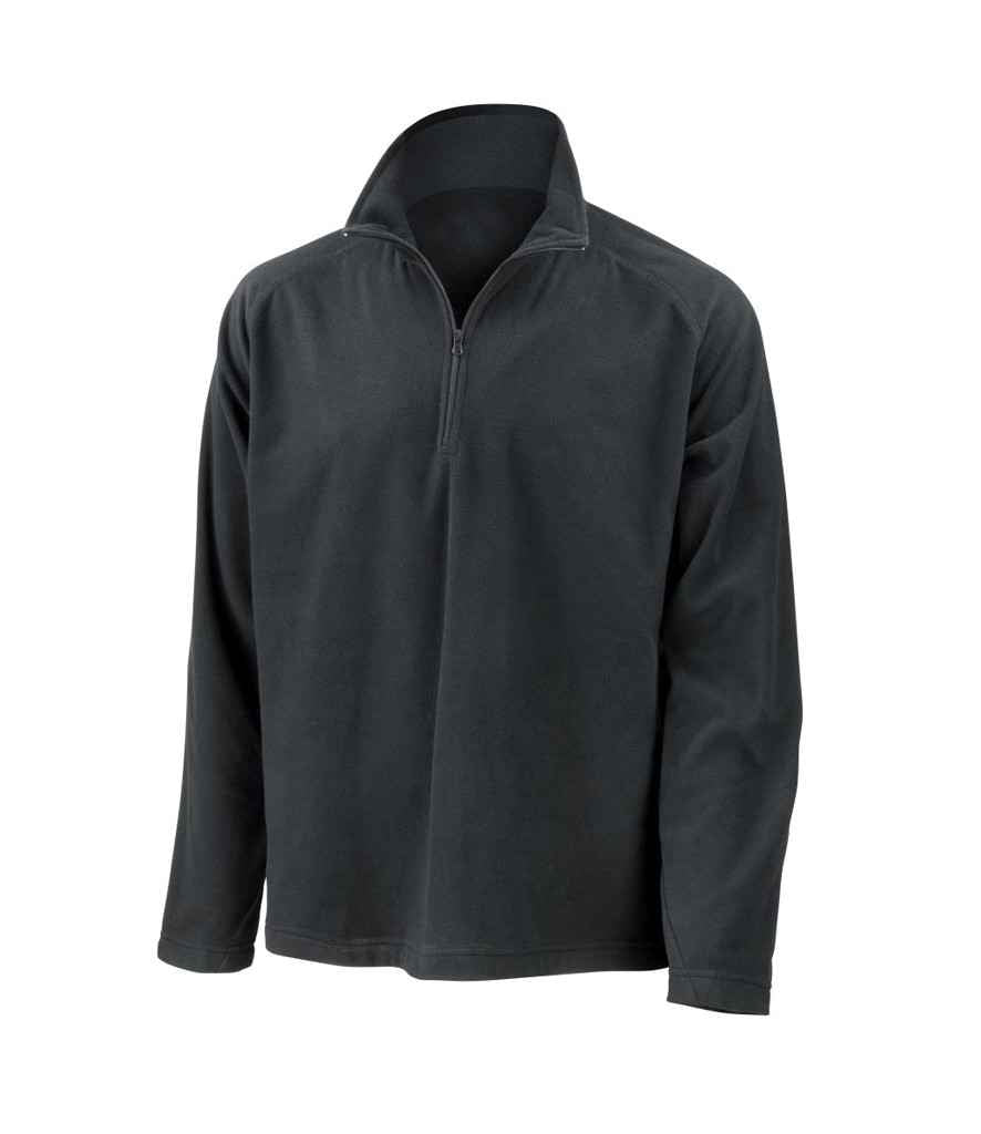 Result Core Zip Neck Micro Fleece in by Result Core — Custom branded clothing by Print Press, featuring premium embroidery produced in our specialist print lab in the UK.