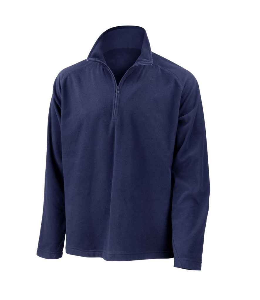 Result Core Zip Neck Micro Fleece in by Result Core — Custom branded clothing by Print Press, featuring premium embroidery produced in our specialist print lab in the UK.