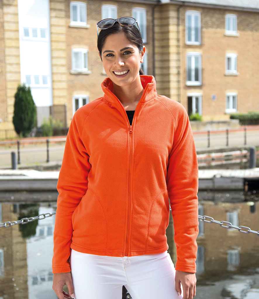 Result Core Micro Fleece Jacket in by Result Core — Custom branded clothing by Print Press, featuring premium embroidery produced in our specialist print lab in the UK.