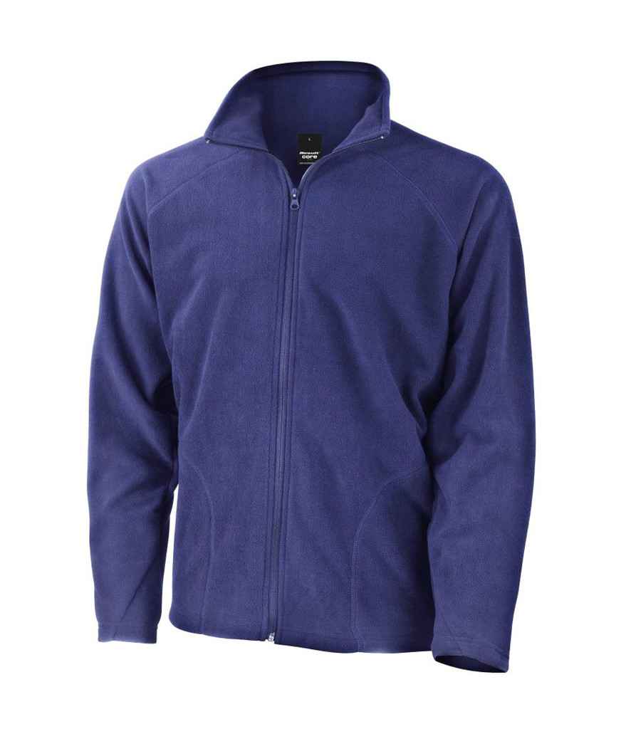 Result Core Micro Fleece Jacket in by Result Core — Custom branded clothing by Print Press, featuring premium embroidery produced in our specialist print lab in the UK.