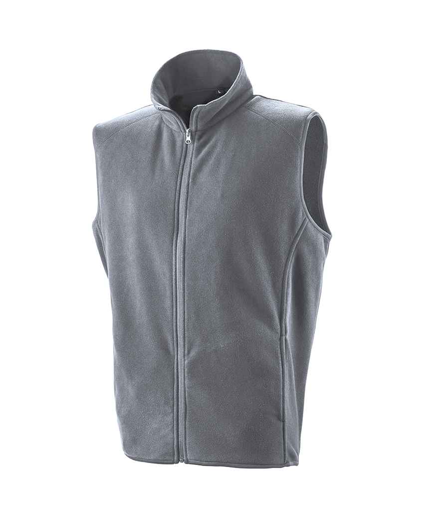 Result Core Micro Fleece Gilet in Charcoal by Result Core — Custom branded clothing by Print Press, featuring premium embroidery produced in our specialist print lab in the UK.