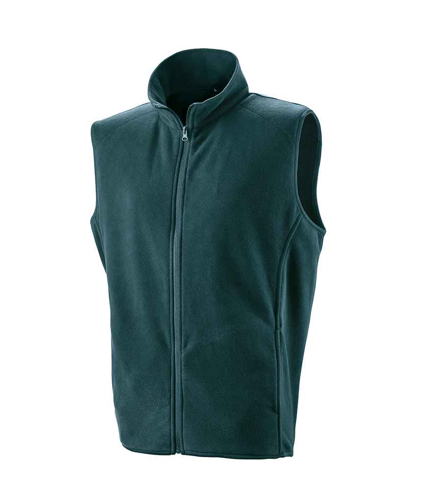 Result Core Micro Fleece Gilet in Forest Green by Result Core — Custom branded clothing by Print Press, featuring premium embroidery produced in our specialist print lab in the UK.