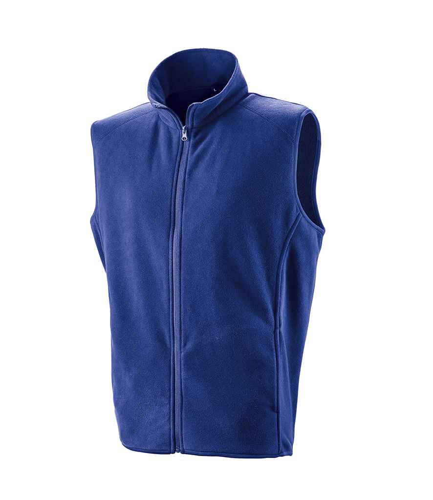 Result Core Micro Fleece Gilet in by Result Core — Custom branded clothing by Print Press, featuring premium embroidery produced in our specialist print lab in the UK.