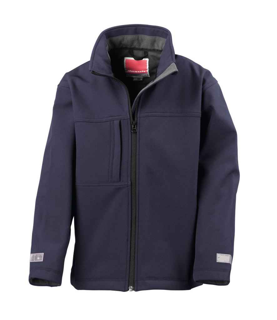 Result Kids Classic Soft Shell Jacket in by Result — Custom branded clothing by Print Press, featuring premium embroidery produced in our specialist print lab in the UK.
